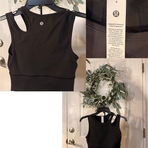 lululemon athletica Classic Black Tank Top